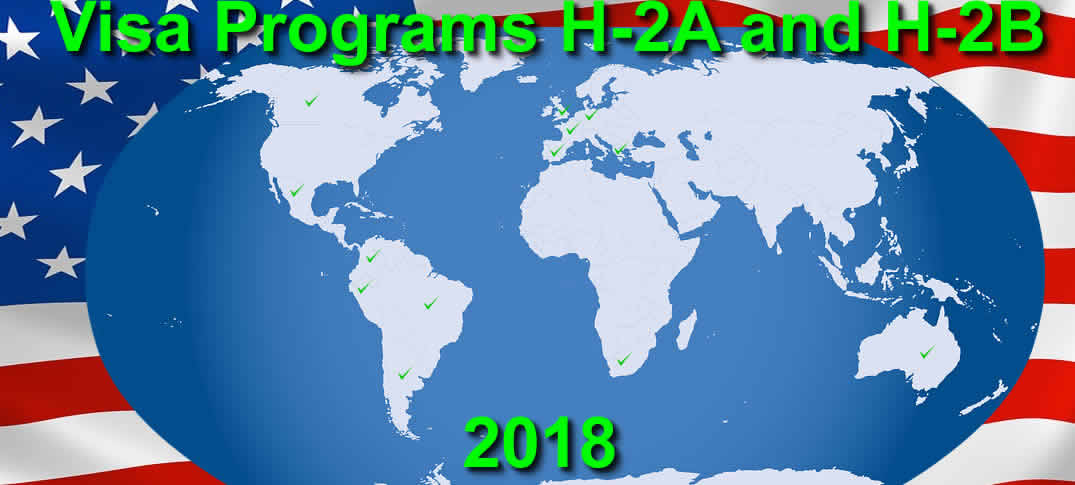 Countries Eligible for the H-2A and H-2B Visa Programs Year 2018