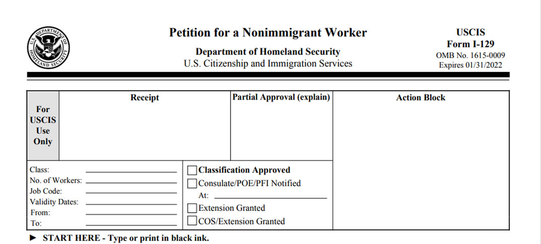 Texas Service Center To Begin Accepting Form I 129 For Certain H 1b Petitions