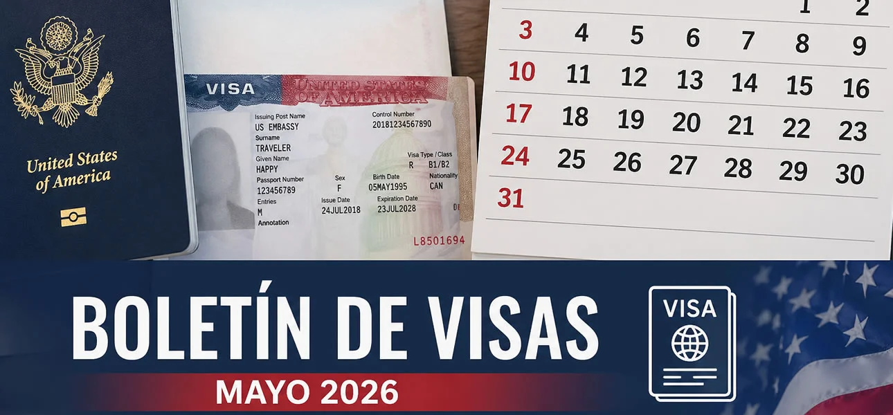 Boletin de Visas Mayo 2026