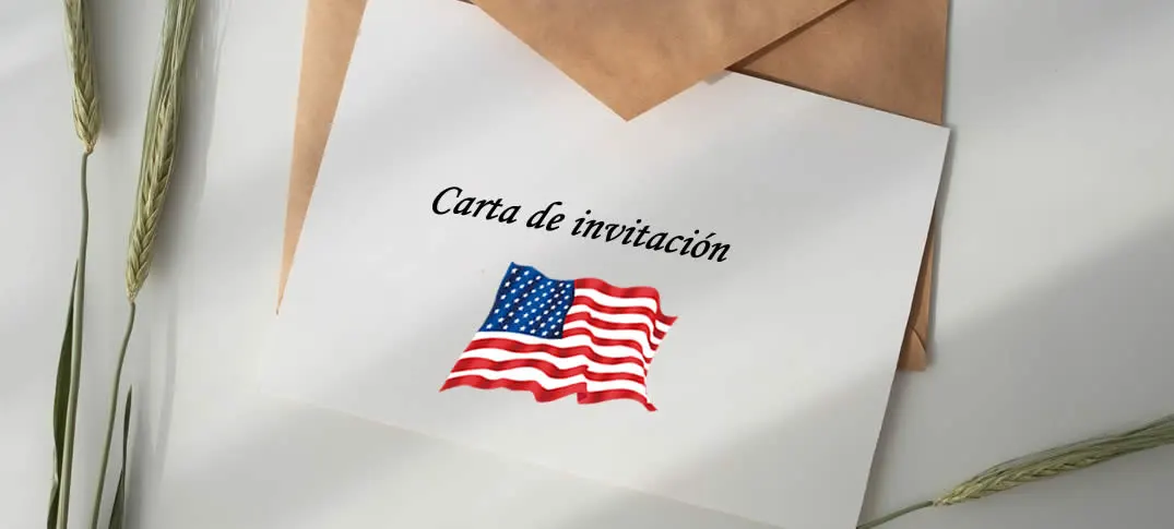  carta de invitación para Estados Unidos