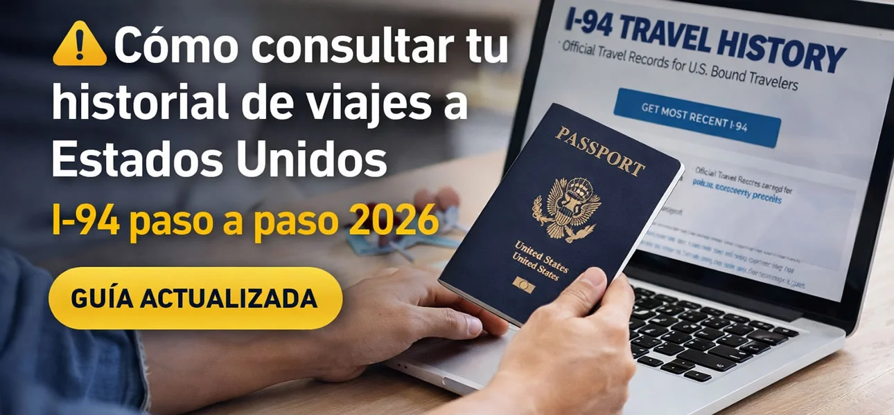 Consultar el Historial de Llegadas y Salidas de Estados Unidos