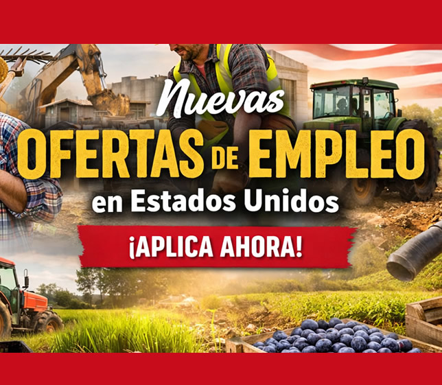 Empleos disponibles en Estados Unidos para Septiembre 2026