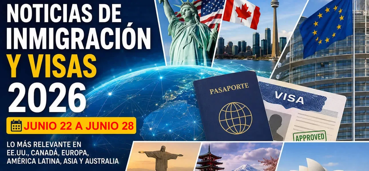 Noticias de inmigración y visas 22 al 28 de junio de 2026