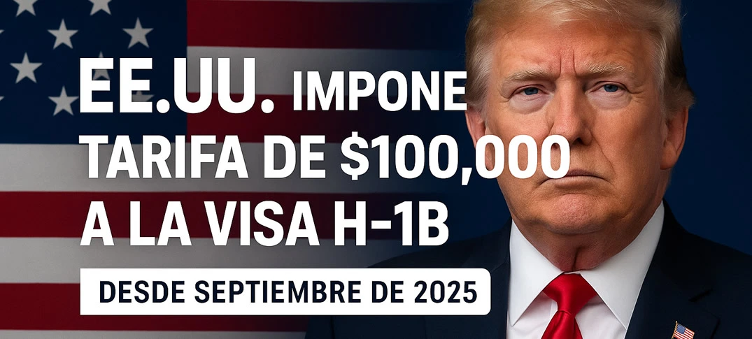 tarifa de $100,000 a la visa H-1B