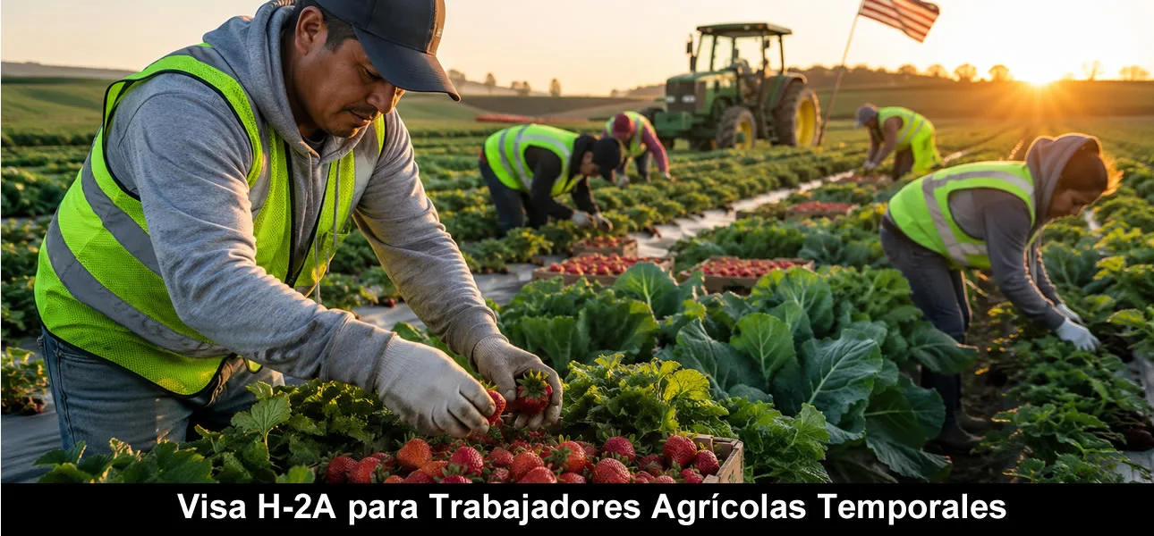 Visa H-2A para Trabajadores Agrícolas Temporales