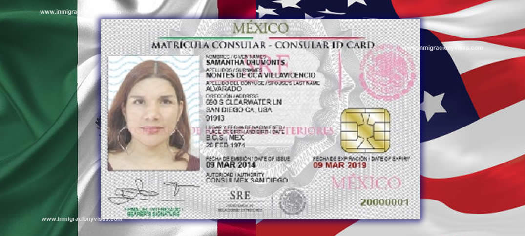 matrícula consular de México en USA 